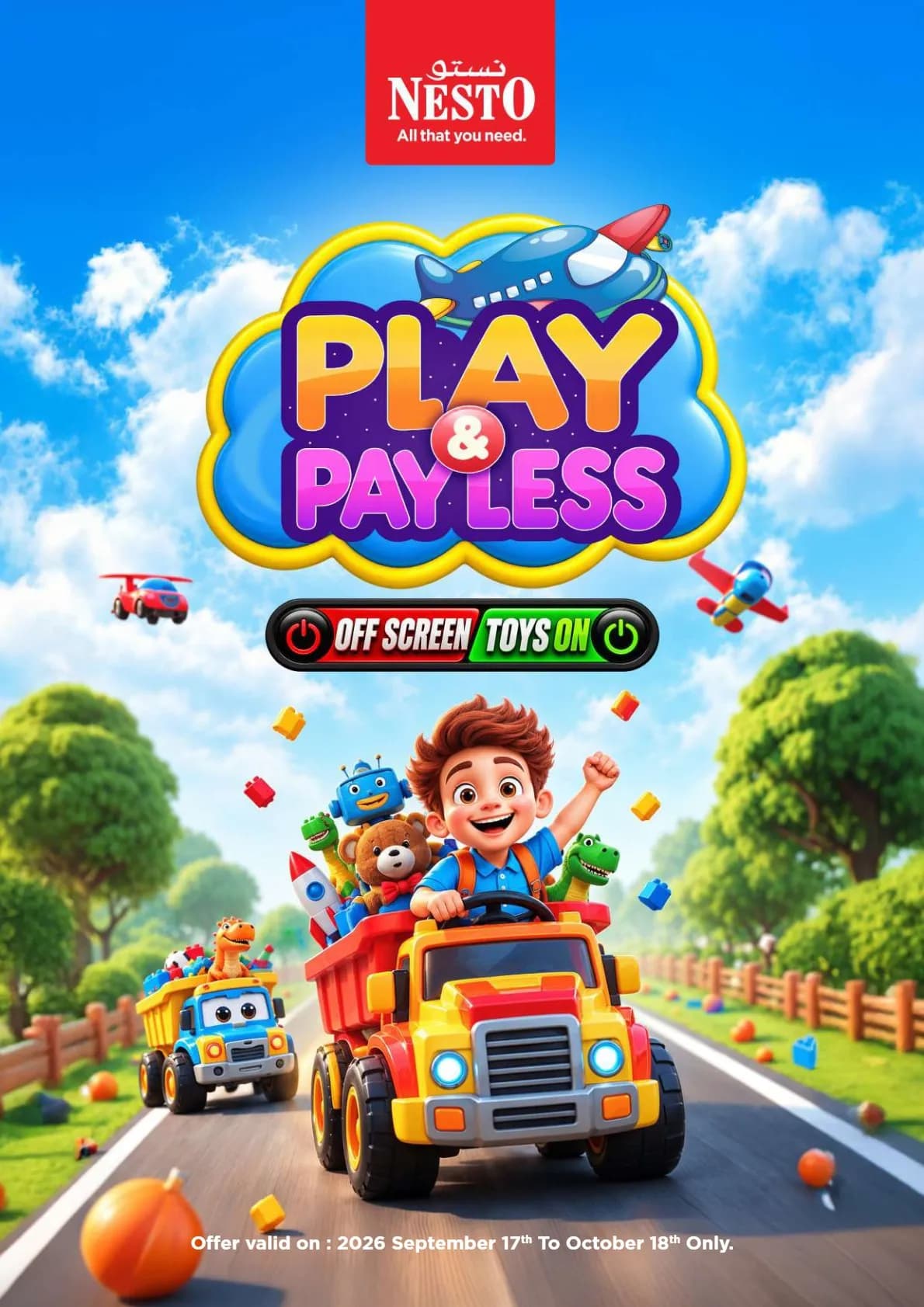 Play & Payless promotional deal offer