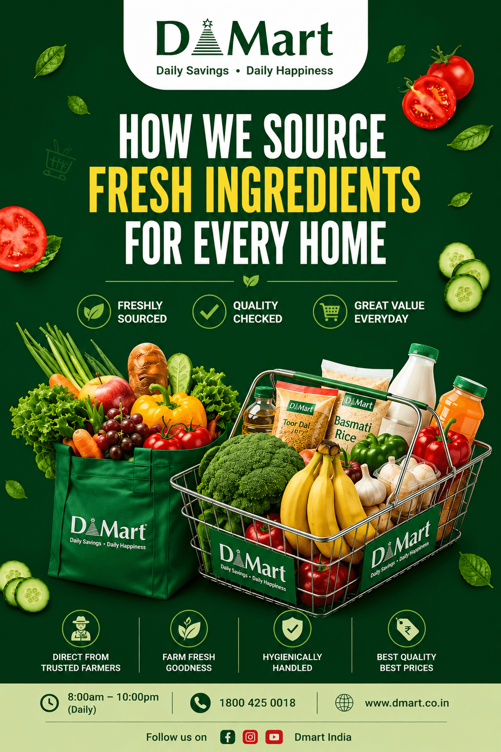 Fresh ingredients second banner