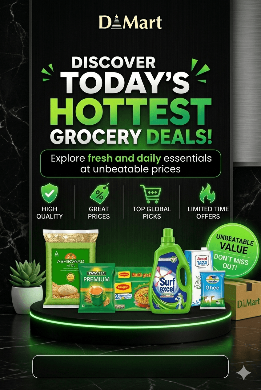 Discover today hot groceries banner